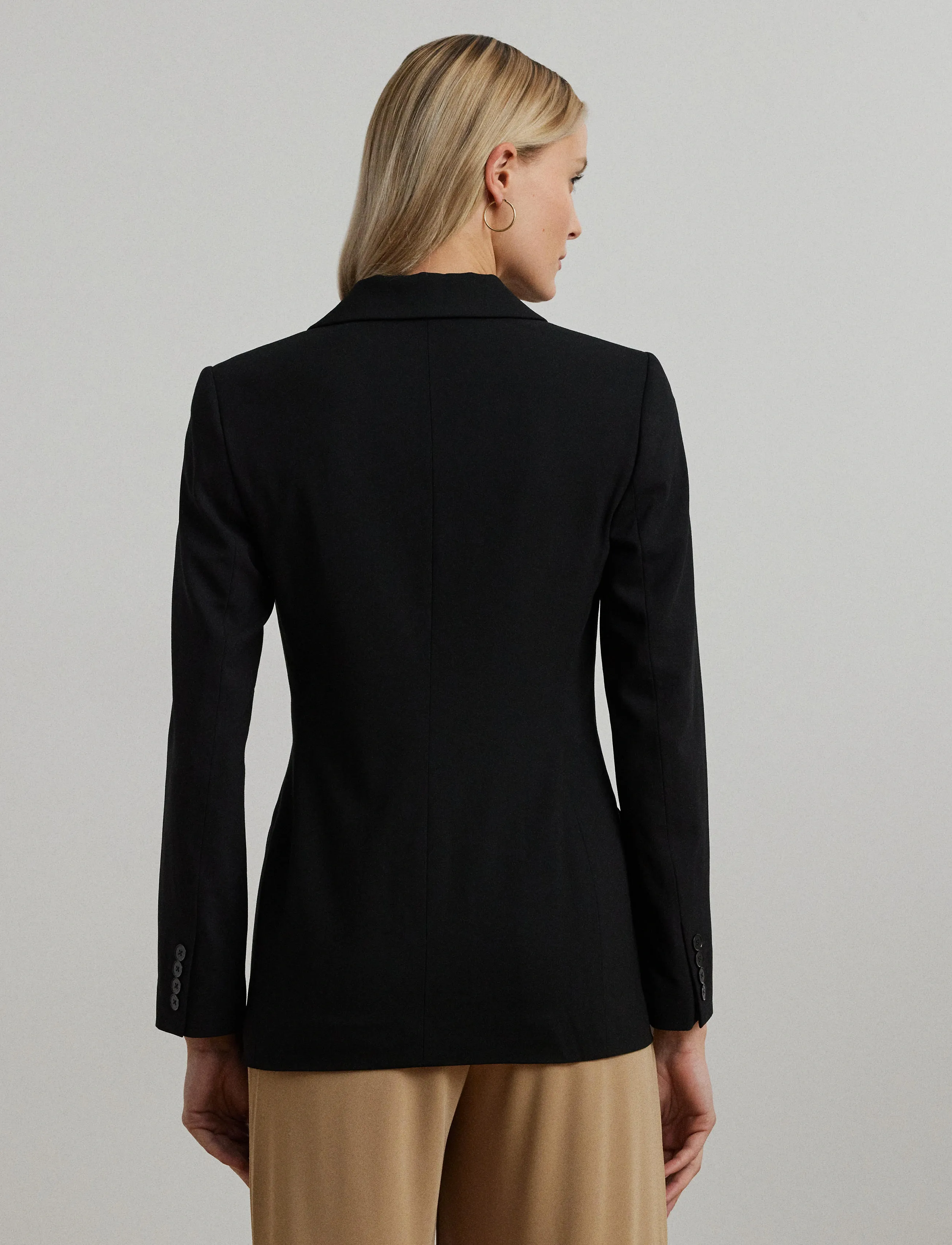 Lauren Ralph Lauren - ST LT WT WOOL CRP-JACKET - dubbelknäppta kavajer - polo black - 2