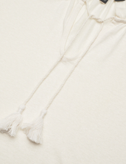 Lauren Ralph Lauren - Jersey Tie-Neck Top - palaidinės trumpomis rankovėmis - mascarpone cream - 3