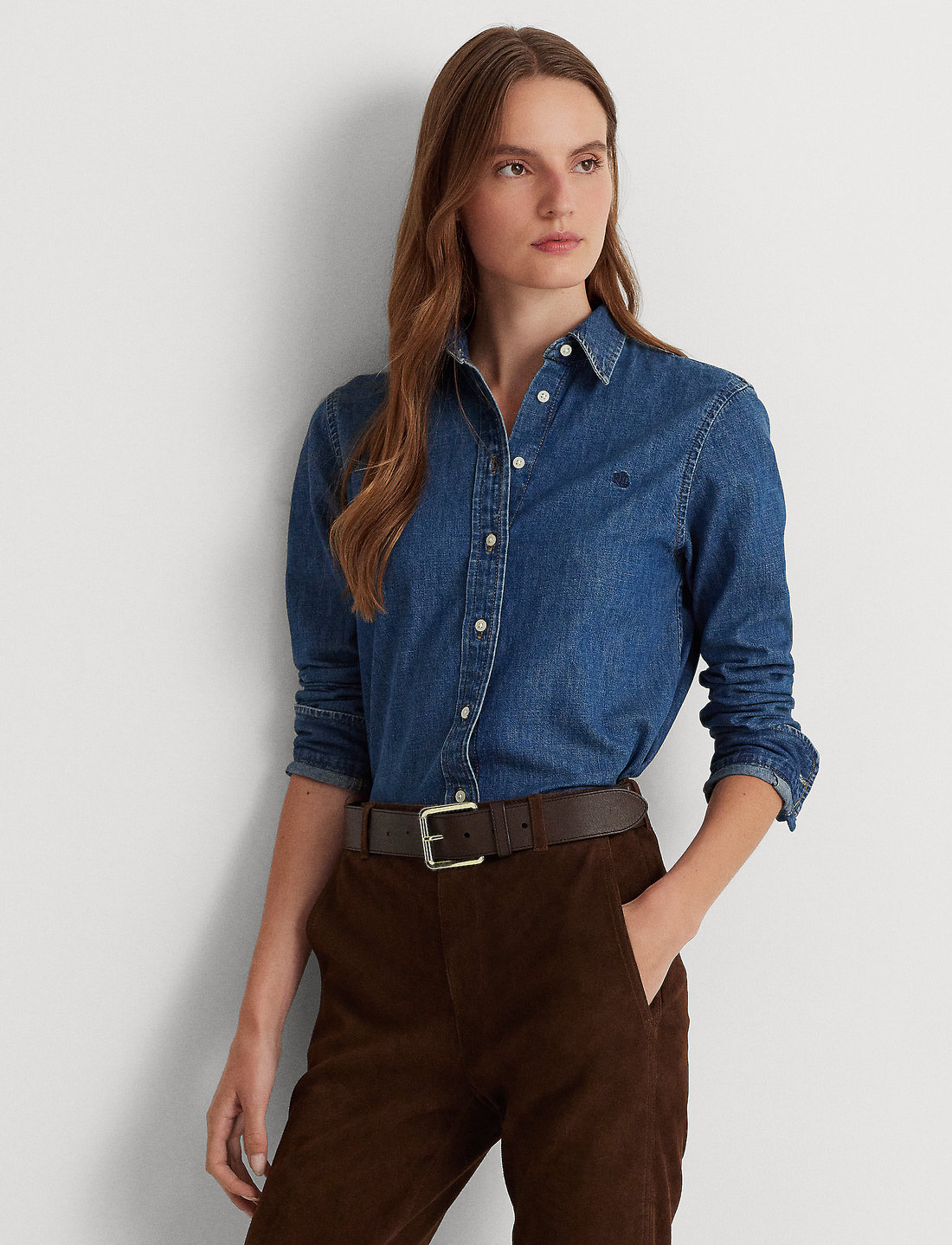 Lauren Ralph Lauren Denim Shirt Blouses Shirts Boozt