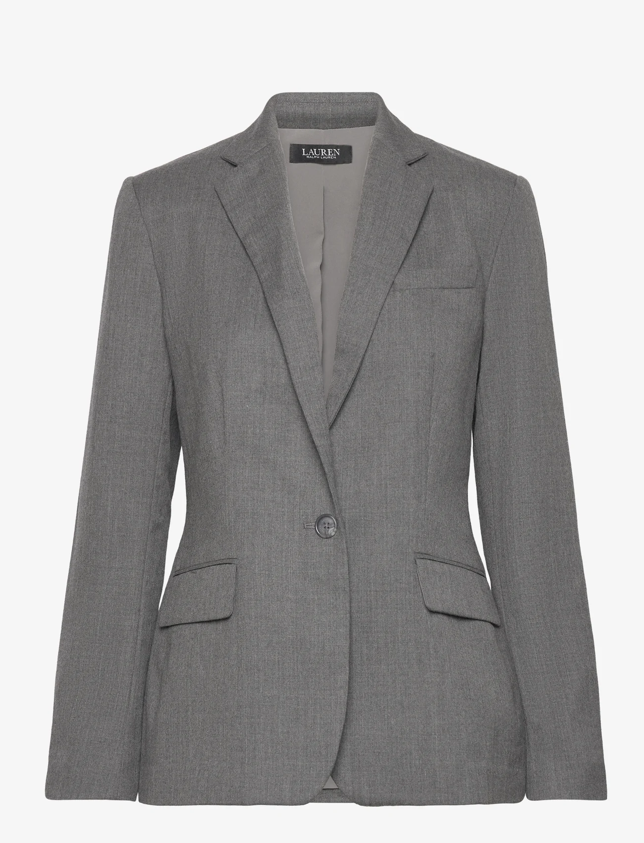 Lauren Ralph Lauren - Wool Twill Blazer - vakarėlių drabužiai išparduotuvių kainomis - modern grey heath - 0