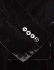 Lauren Ralph Lauren - Belted Velvet Blazer - vakarėlių drabužiai išparduotuvių kainomis - black - 4