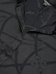 Lauren Ralph Lauren - Belting-Motif Jacquard Tie-Neck Shirt - marškiniai ilgomis rankovėmis - black - 2