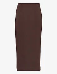 Lauren Ralph Lauren - Buckle-Trim Stretch Jersey Pencil Skirt - pieštuko formos sijonai - circuit brown - 1