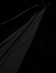 Lauren Ralph Lauren - Stretch Velvet Puff-Sleeve Midi Dress - vakarėlių drabužiai išparduotuvių kainomis - black velvet - 4