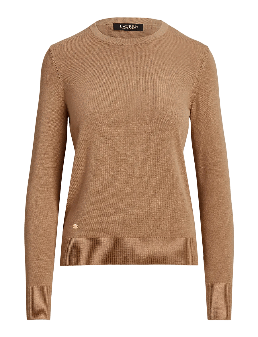 Lauren Ralph Lauren - COTTON MODAL-LS SWEATER - pullover - classic camel - 1