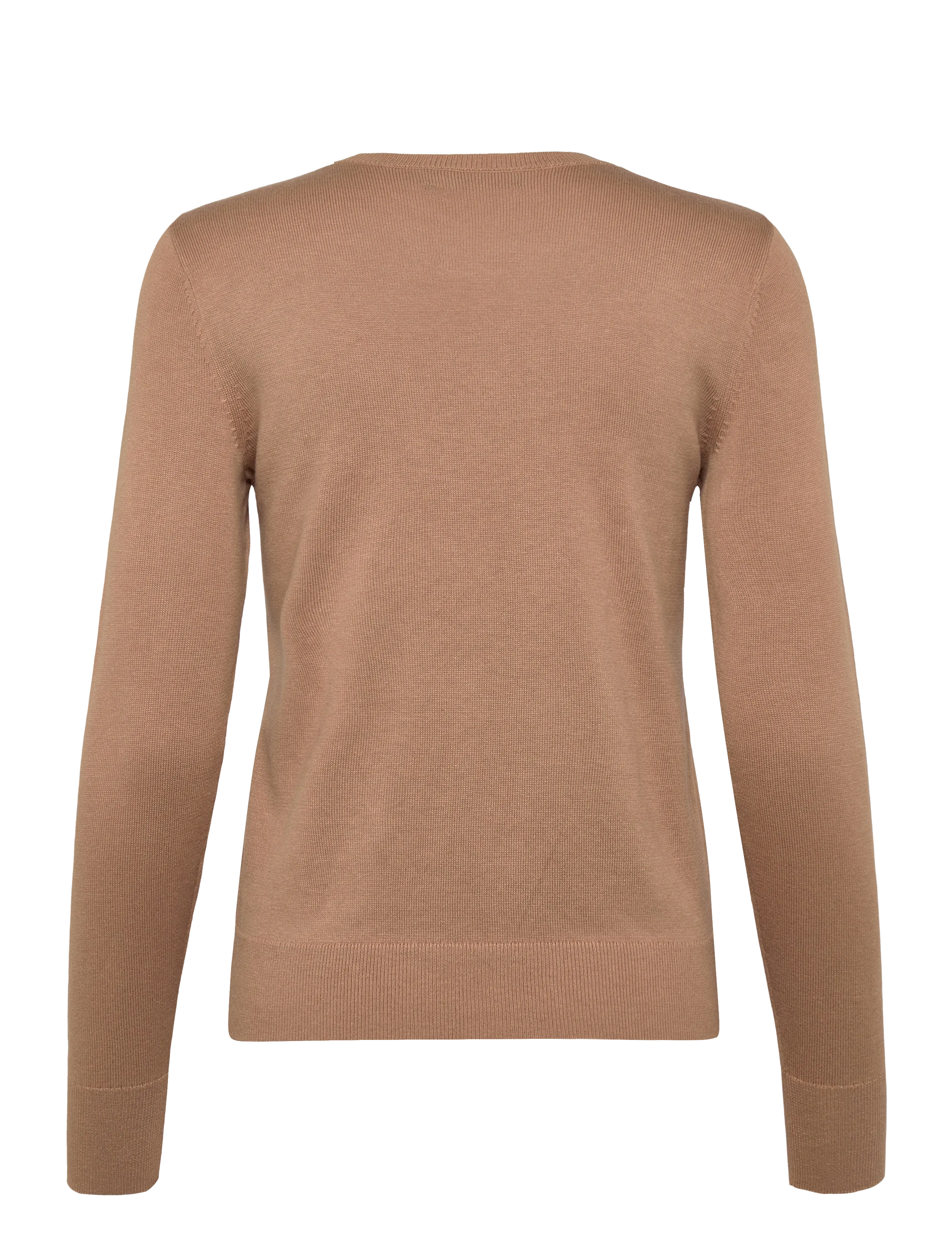 Lauren Ralph Lauren - COTTON MODAL-LS SWEATER - striktrøjer - classic camel - 1