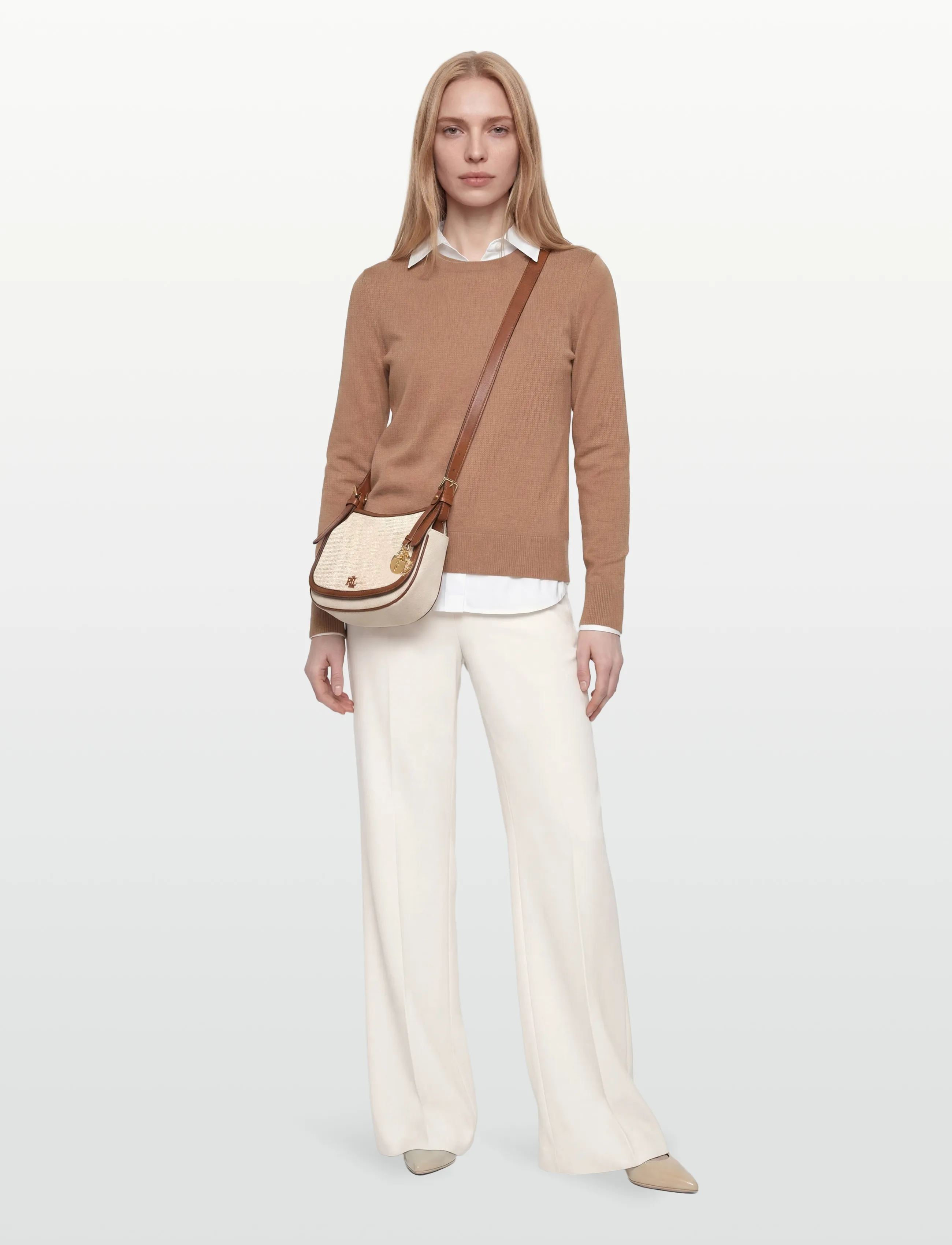 Lauren Ralph Lauren Cotton-Blend Sweater - Lauren Ralph Lauren - CLASSIC CAMEL / brown