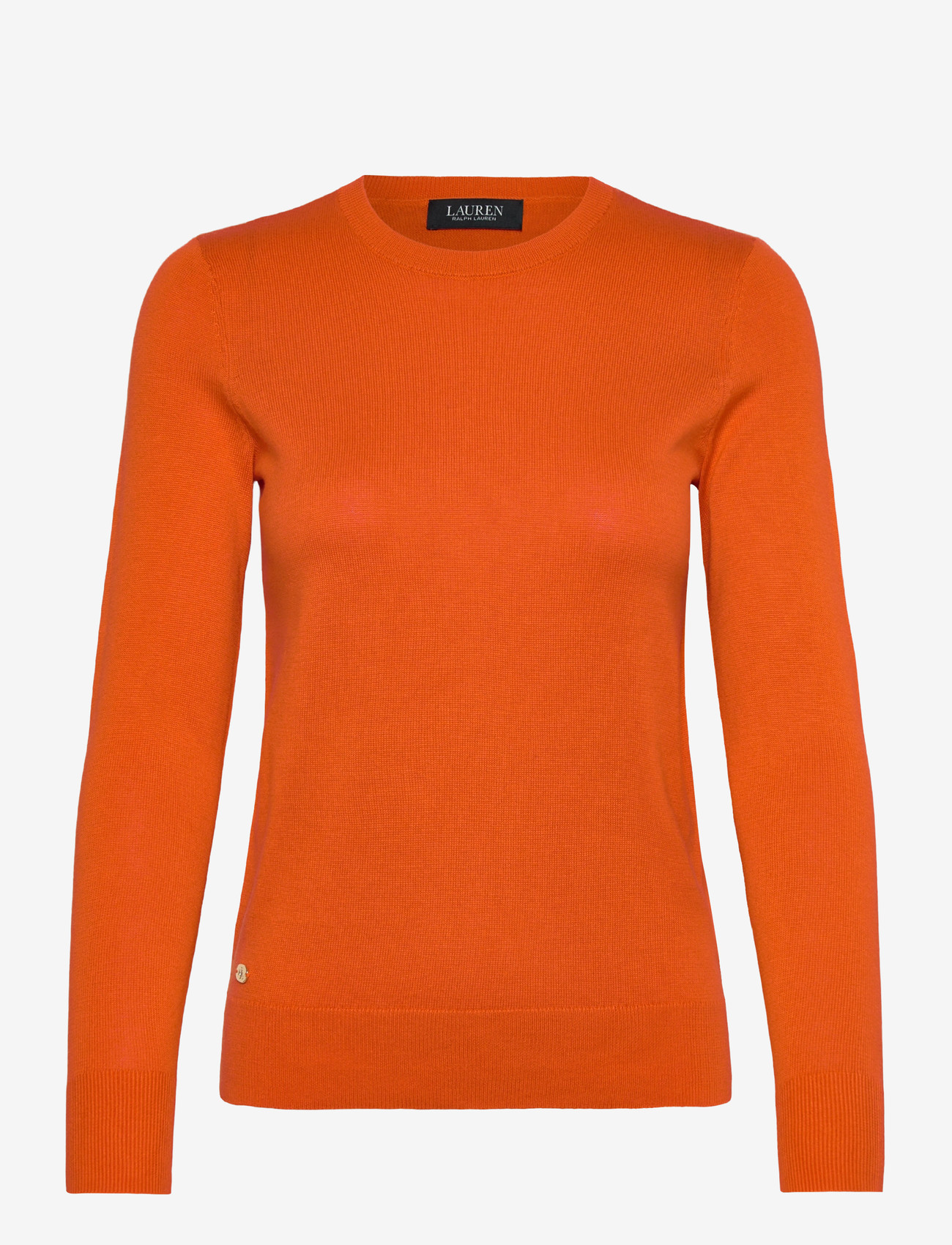 Lauren Ralph Lauren - Cotton-Blend Sweater - trøjer - dusk orange - 0