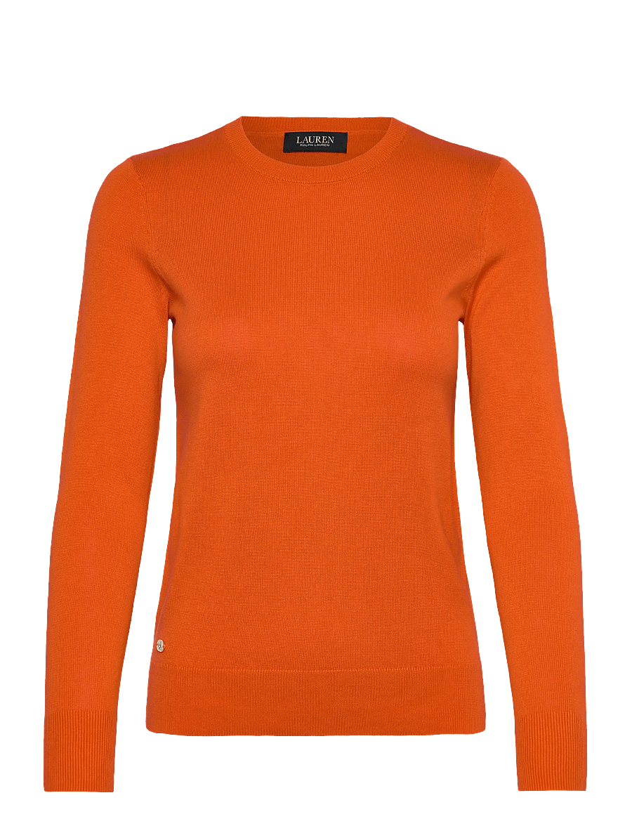 Lauren Ralph Lauren - COTTON MODAL-LS SWEATER - pullover - dusk orange - 1