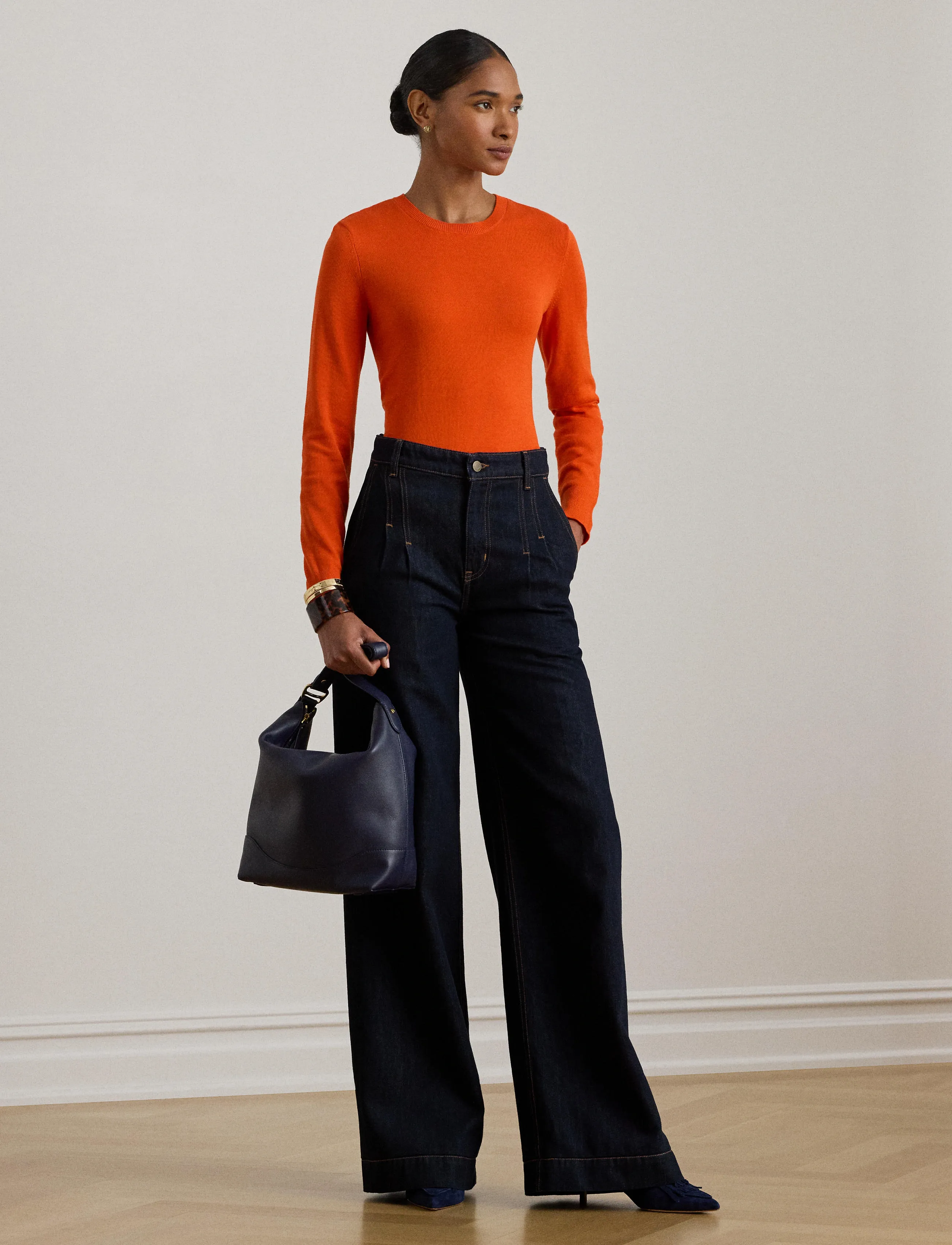 Lauren Ralph Lauren Cotton-Blend Sweater stickade tröjor dam – bild 7