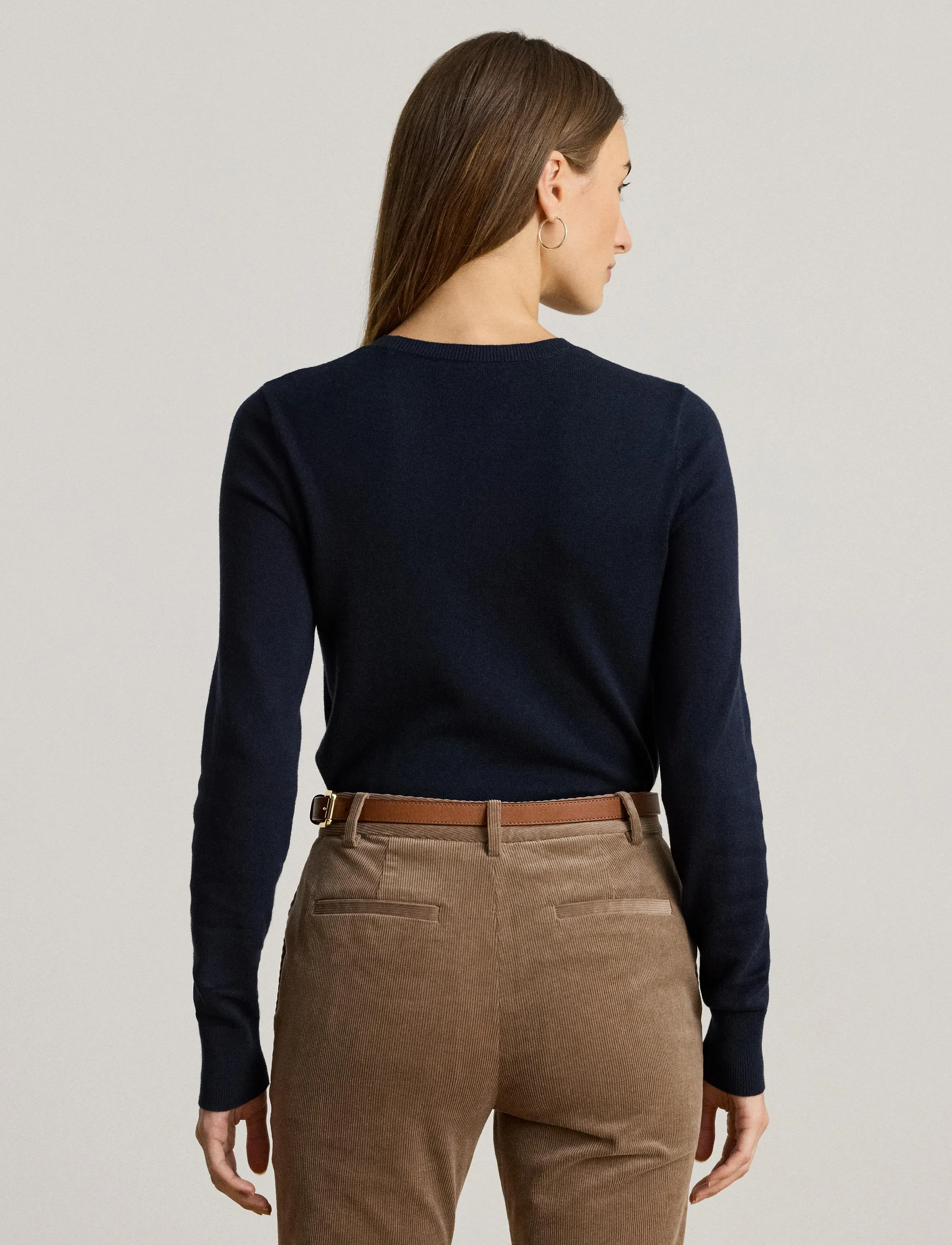 Lauren Ralph Lauren - COTTON MODAL-LS SWEATER - gebreide truien - lauren navy - 3
