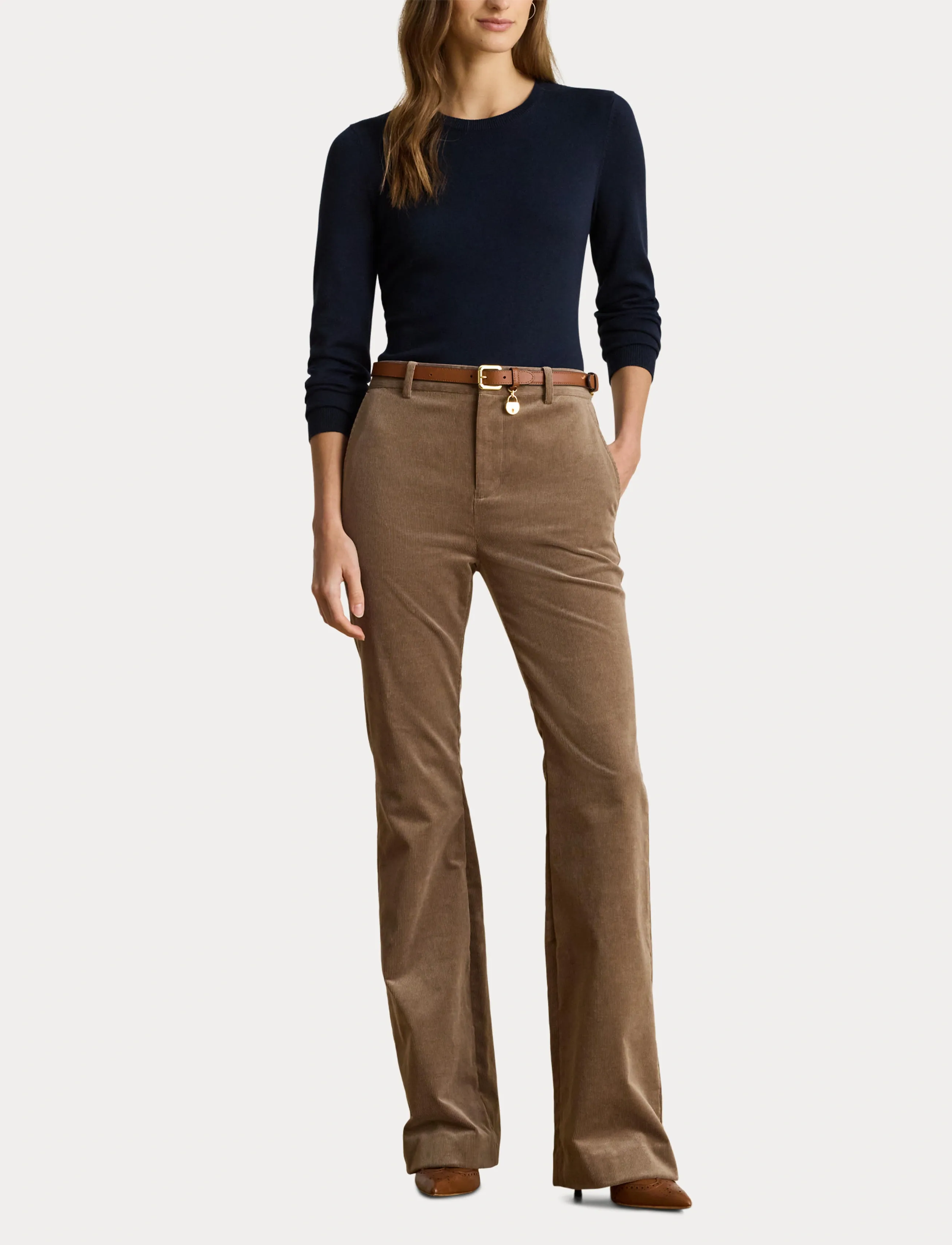 Lauren Ralph Lauren - COTTON MODAL-LS SWEATER - gebreide truien - lauren navy - 5