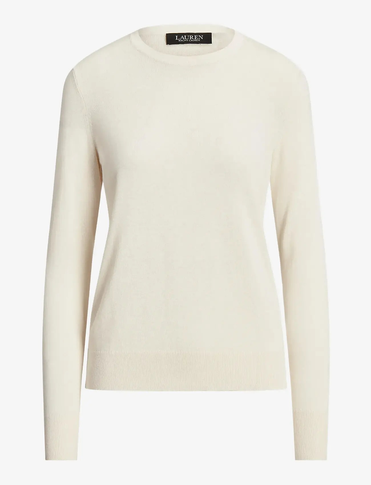 Lauren Ralph Lauren - Cotton-Blend Sweater - tröjor - mascarpone cream - 1