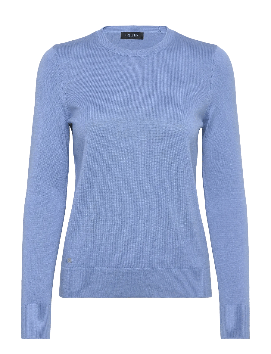 Lauren Ralph Lauren - COTTON MODAL-LS SWEATER - pullover - sky blue - 0