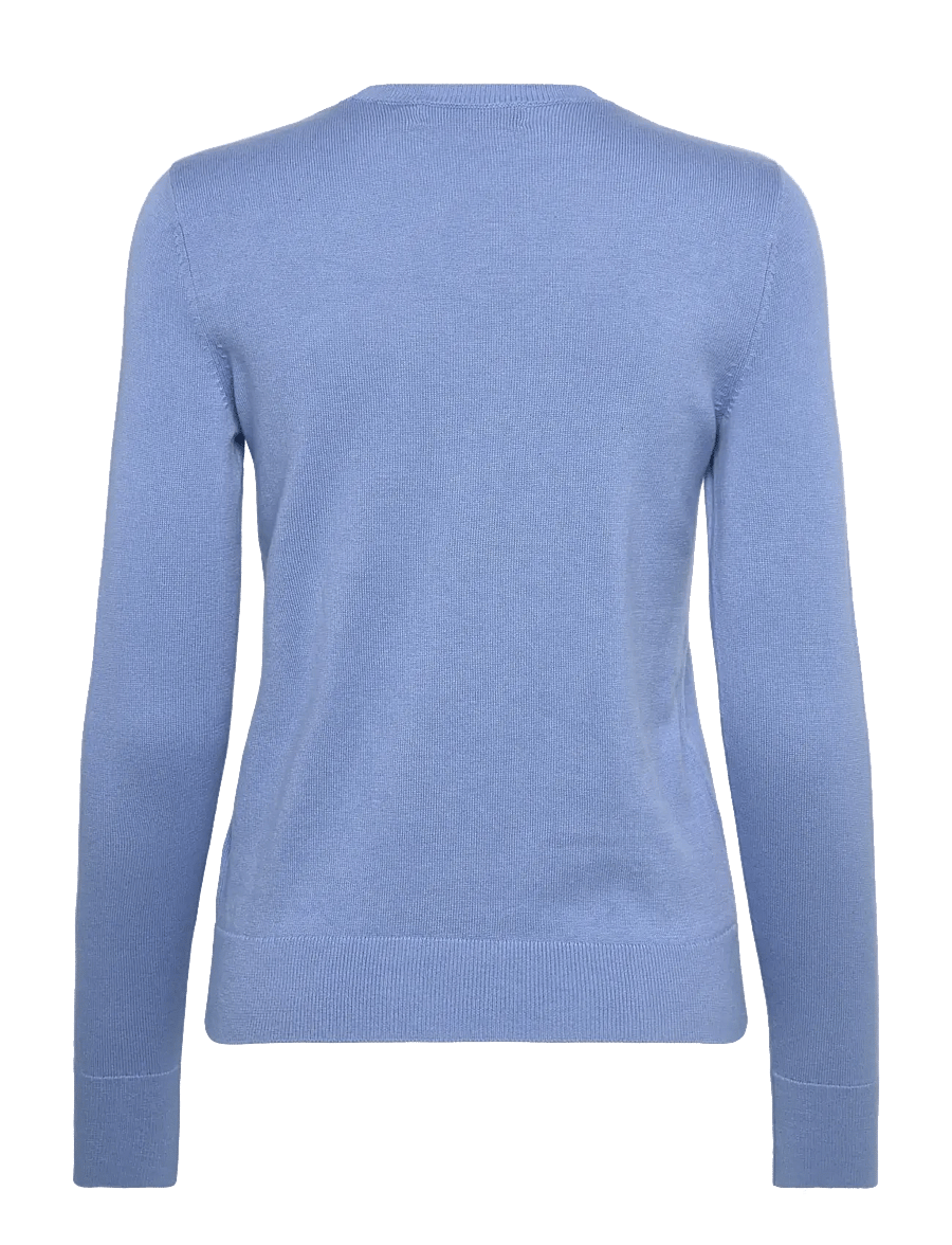 Lauren Ralph Lauren - COTTON MODAL-LS SWEATER - pullover - sky blue - 1