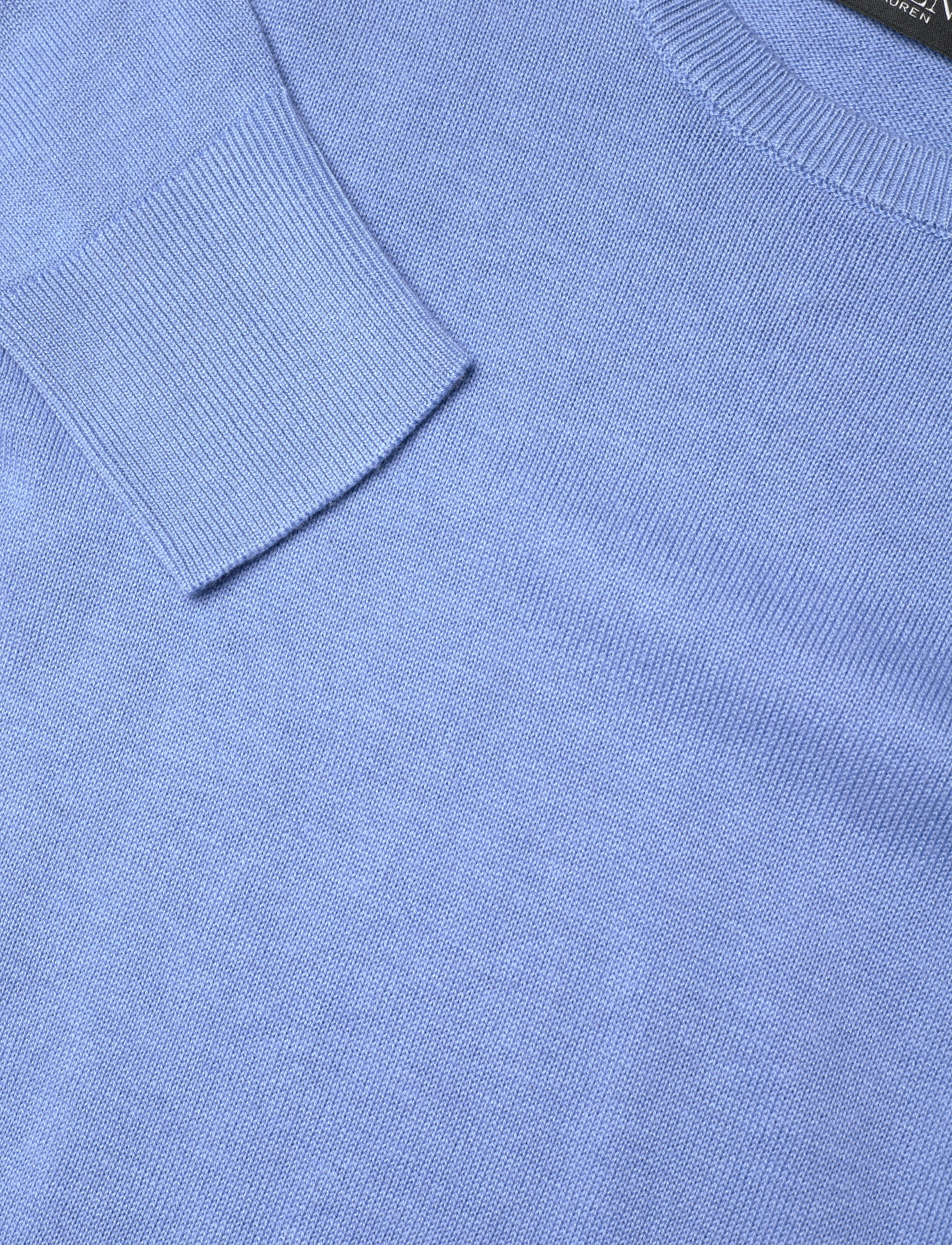 Lauren Ralph Lauren - COTTON MODAL-LS SWEATER - striktrøjer - sky blue - 2