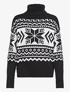 Fair Isle Wool-Blend Turtleneck Sweater, Lauren Ralph Lauren