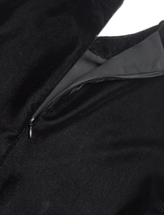 Lauren Ralph Lauren - Button-Trim Velvet Mockneck Dress - minikleidid - black velvet - 4
