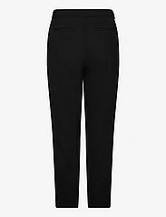 Lauren Ralph Lauren - Satin-Stripe Wool Crepe Straight Pant - lietišķā stila bikses - black - 2