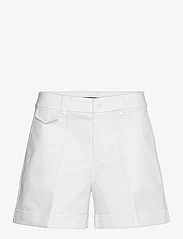 Lauren Ralph Lauren - Pleated Double-Faced Cotton Short - casual korte broeken - white - 0