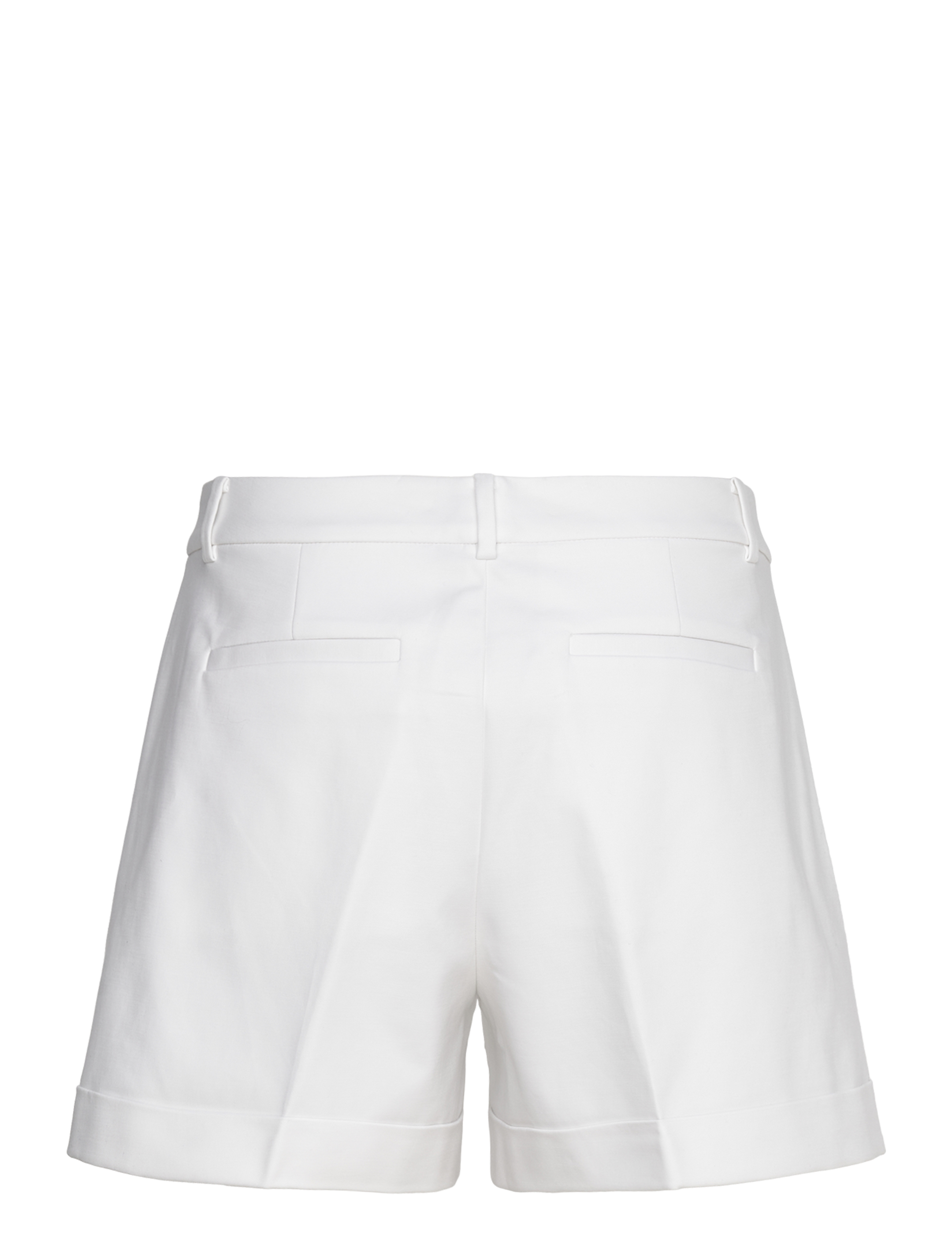 Lauren Ralph Lauren - Pleated Double-Faced Cotton Short - casual shorts - white - 2