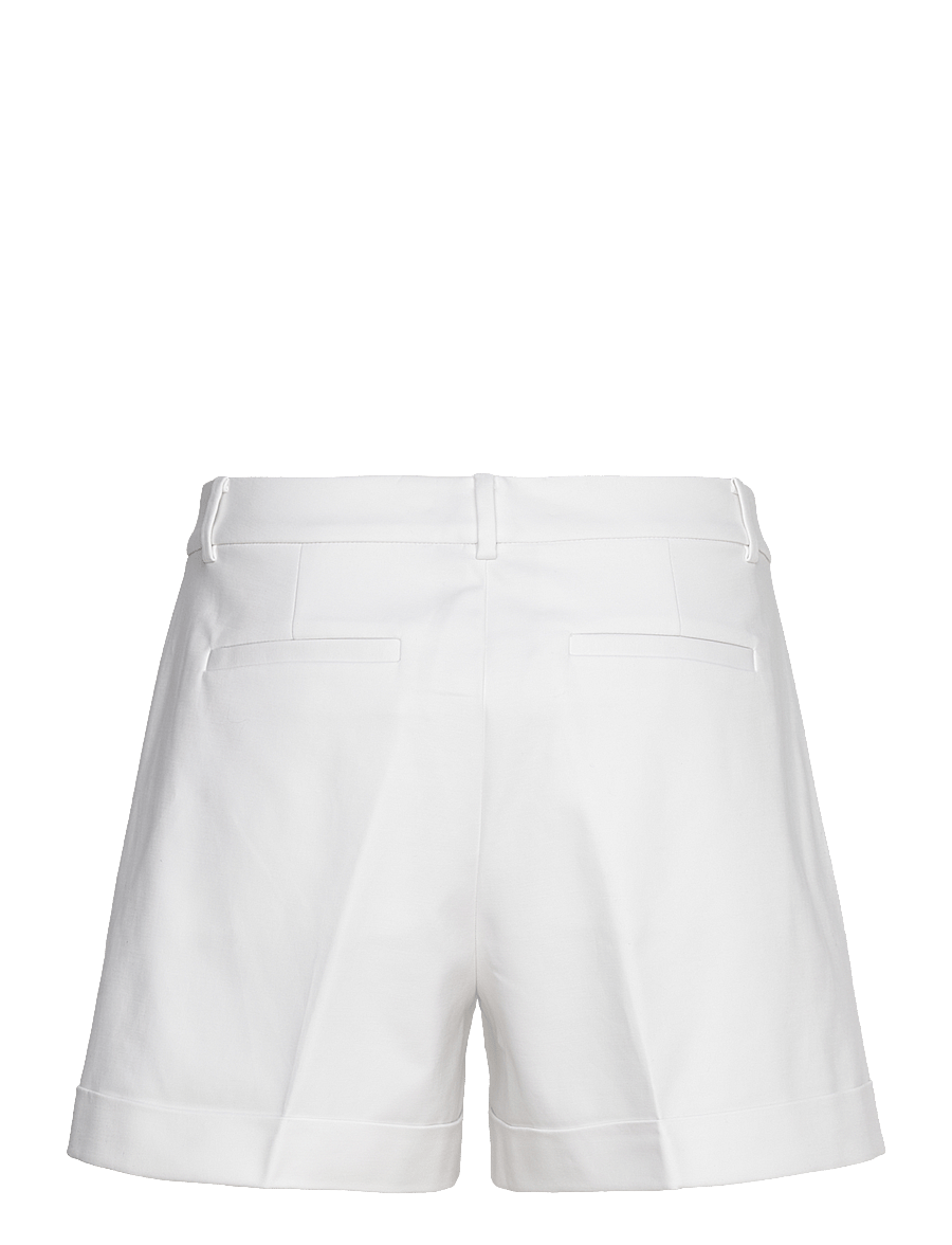Lauren Ralph Lauren - Pleated Double-Faced Cotton Short - casual shorts - white - 2
