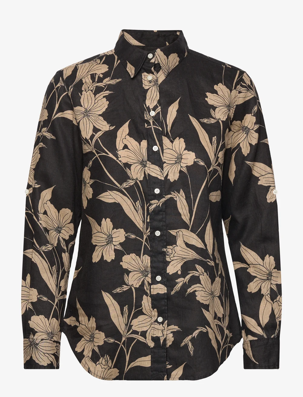 Ralph lauren black linen shirt shop