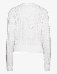 Lauren Ralph Lauren - Cable-Knit Cotton Crewneck Sweater - džemperiai - white - 1