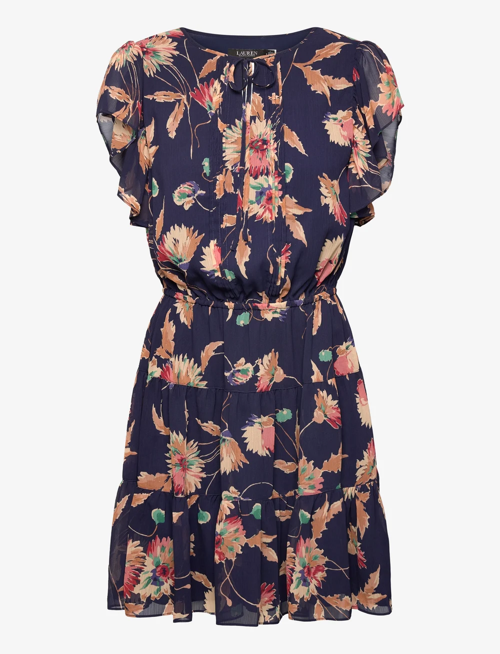 Floral dress ralph lauren hotsell