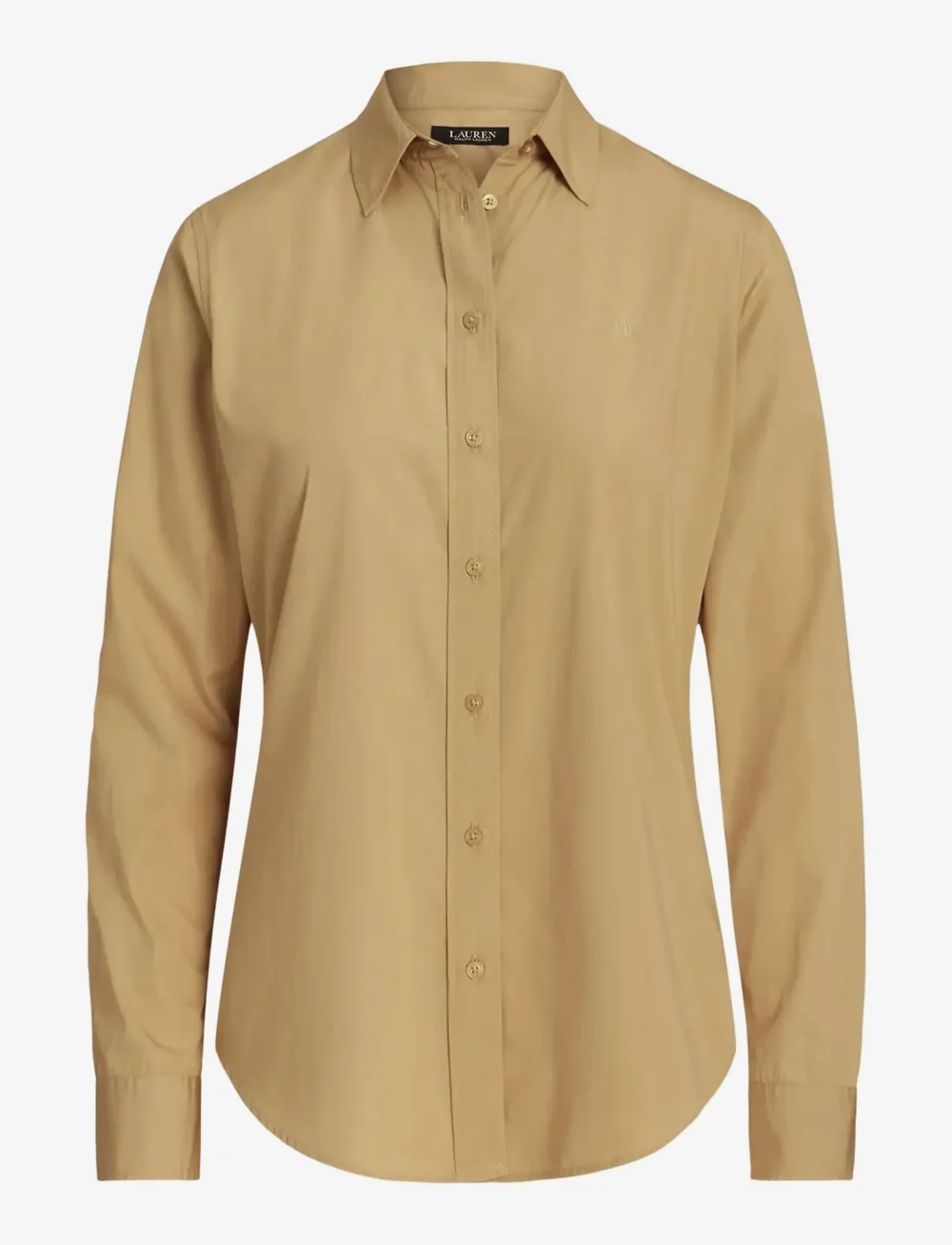 Lauren Ralph Lauren - Featherweight Cotton Shirt - denimskjorter - birch tan - 1
