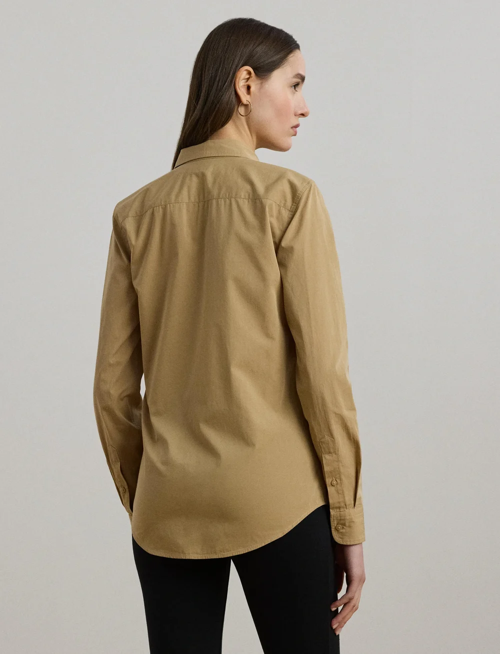 Lauren Ralph Lauren - Featherweight Cotton Shirt - denimskjorter - birch tan - 2