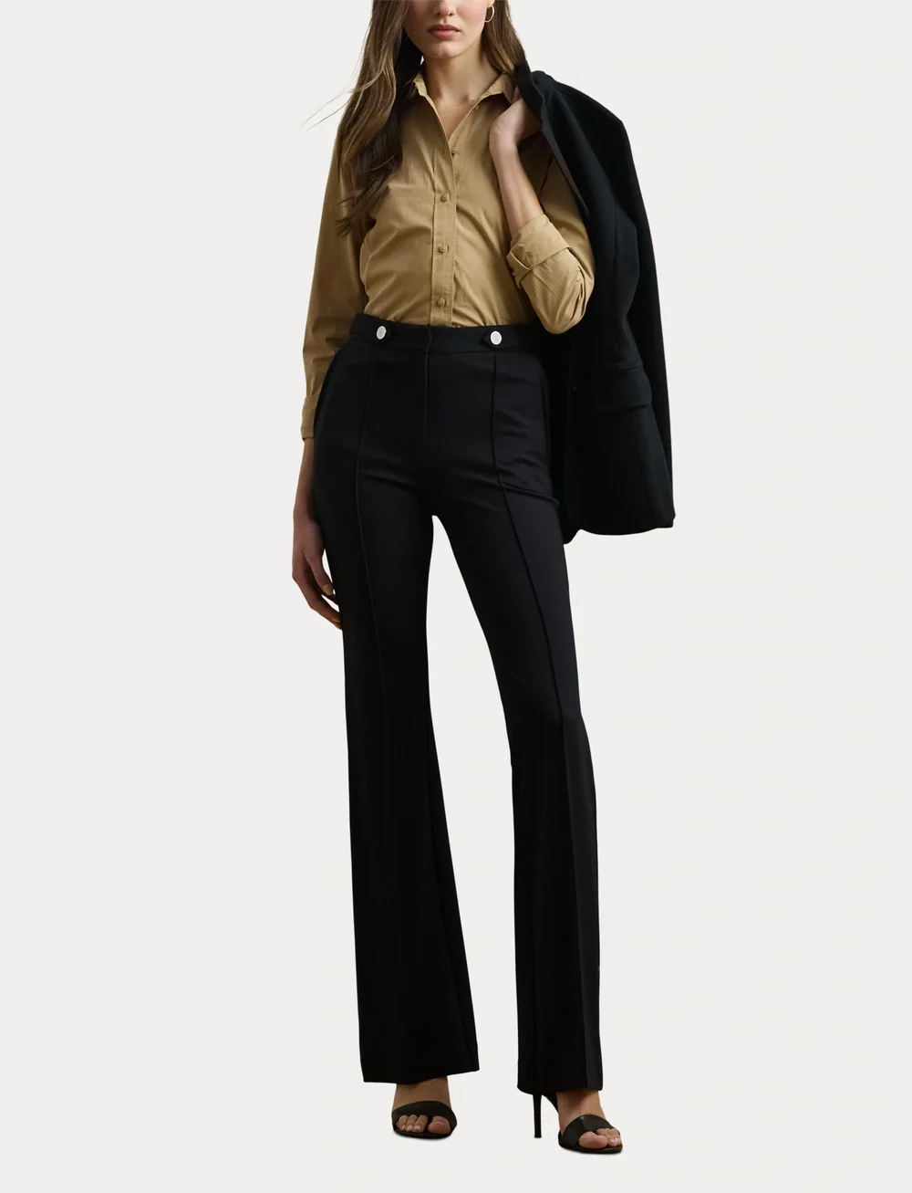 Lauren Ralph Lauren - Featherweight Cotton Shirt - denimskjorter - birch tan - 4