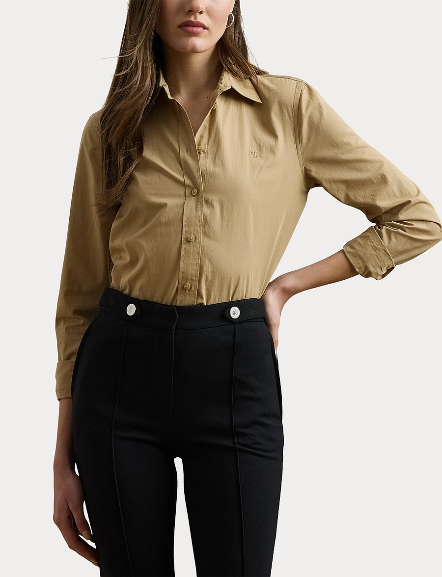 Lauren Ralph Lauren - Featherweight Cotton Shirt - birch tan - 5