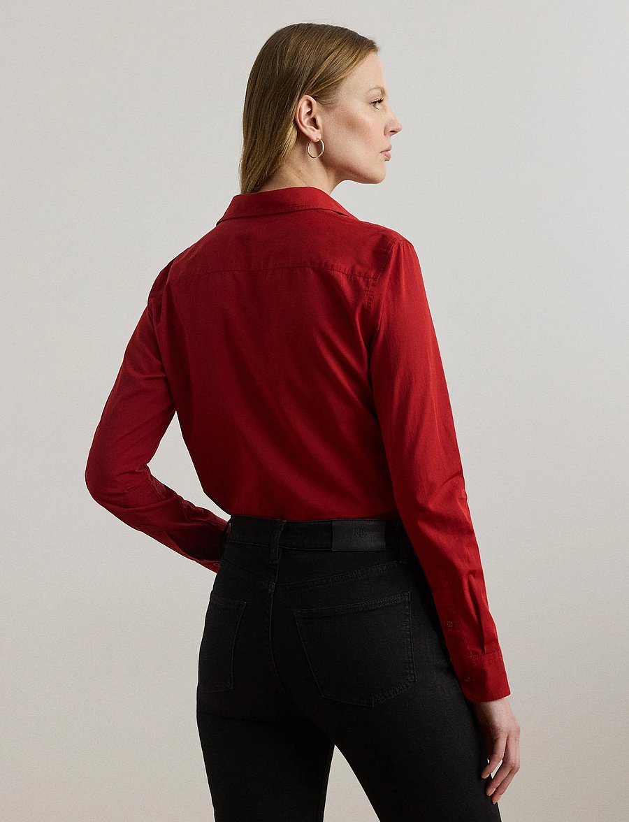 Lauren Ralph Lauren - Featherweight Cotton Shirt - madison red - 2