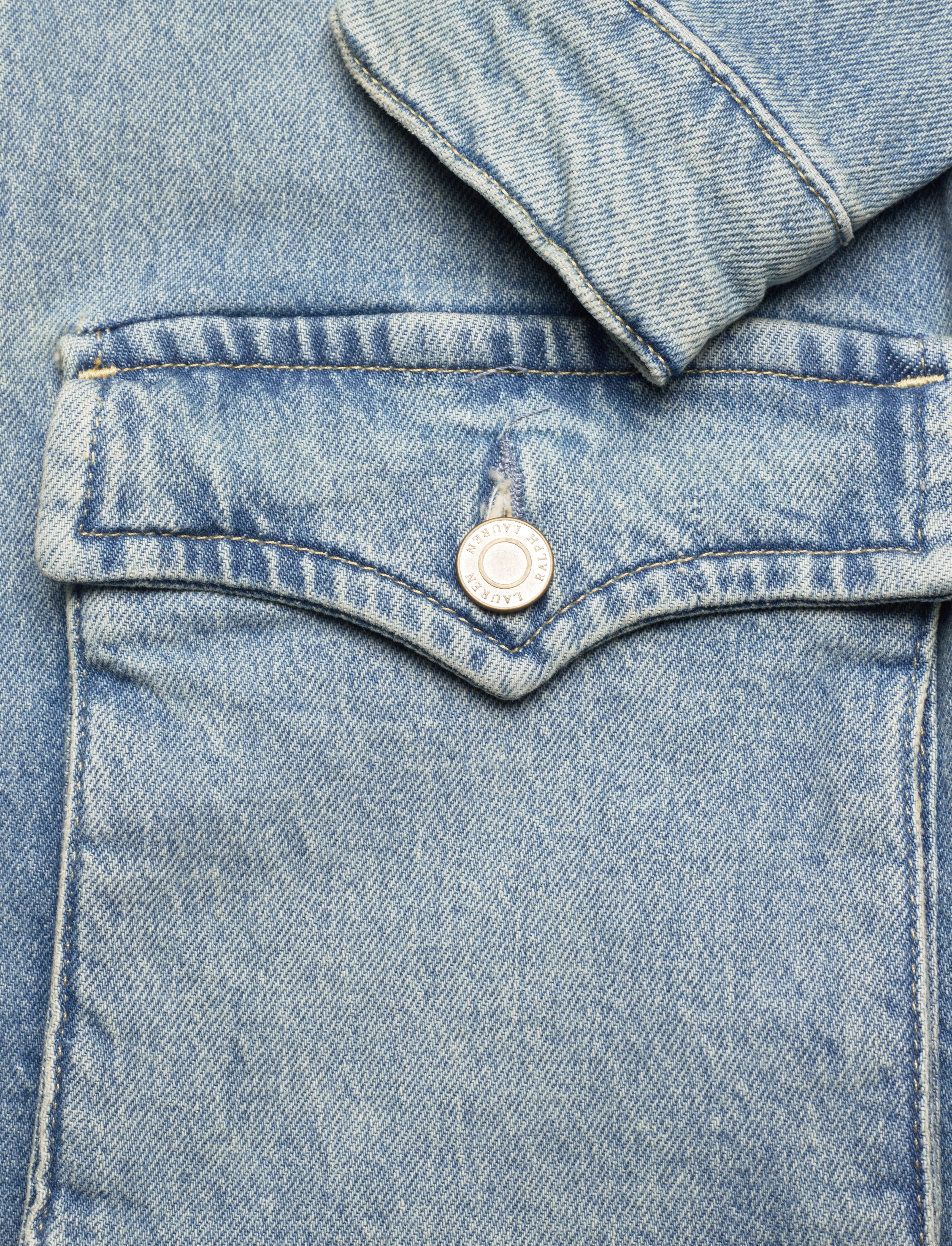 Lauren Ralph Lauren - Belted Denim Field Jacket - isla wash - 3