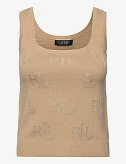 Lauren Ralph Lauren - Logo Jacquard Sweater Tank Top - down- & padded jackets - birch tan - 0