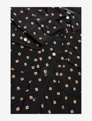 Lauren Ralph Lauren - Geo-Print Stretch Jersey Shirt - denimskjorter - black/tan - 2