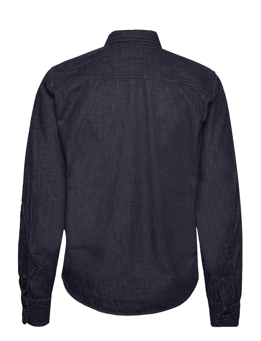 Lauren Ralph Lauren - Denim Roll-Tab-Sleeve Shirt - deep rinse wash - 1