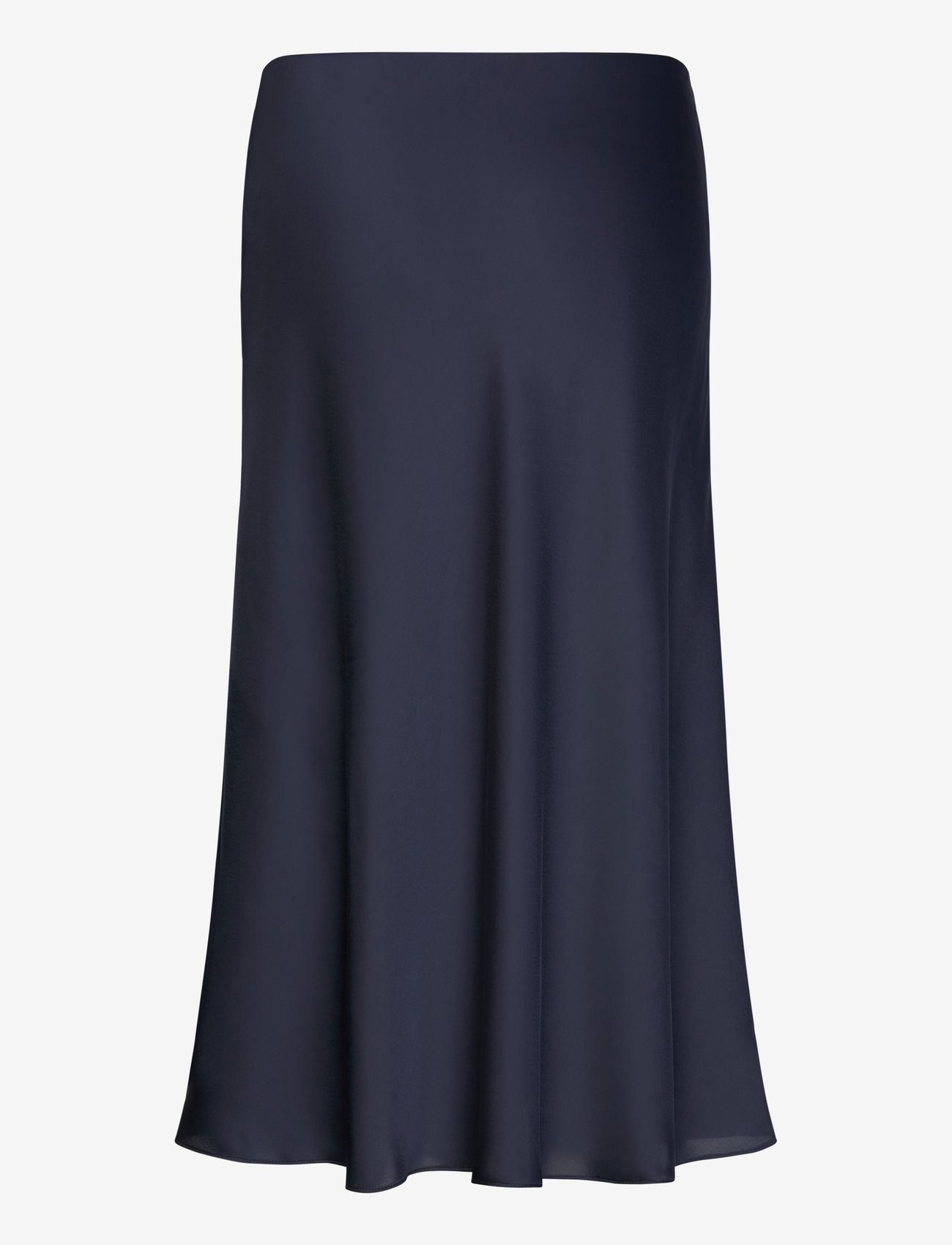 Lauren Ralph Lauren - Satin Charmeuse Midi Skirt - satinröcke - lauren navy - 1