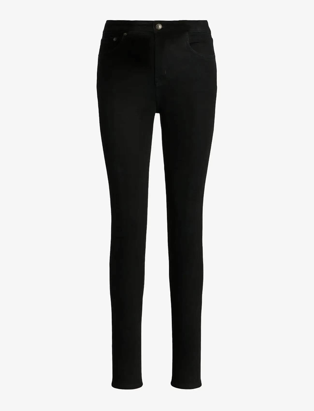 Lauren Ralph Lauren - High-Rise Skinny Ankle Jean - skinny jeans - black wash - 1