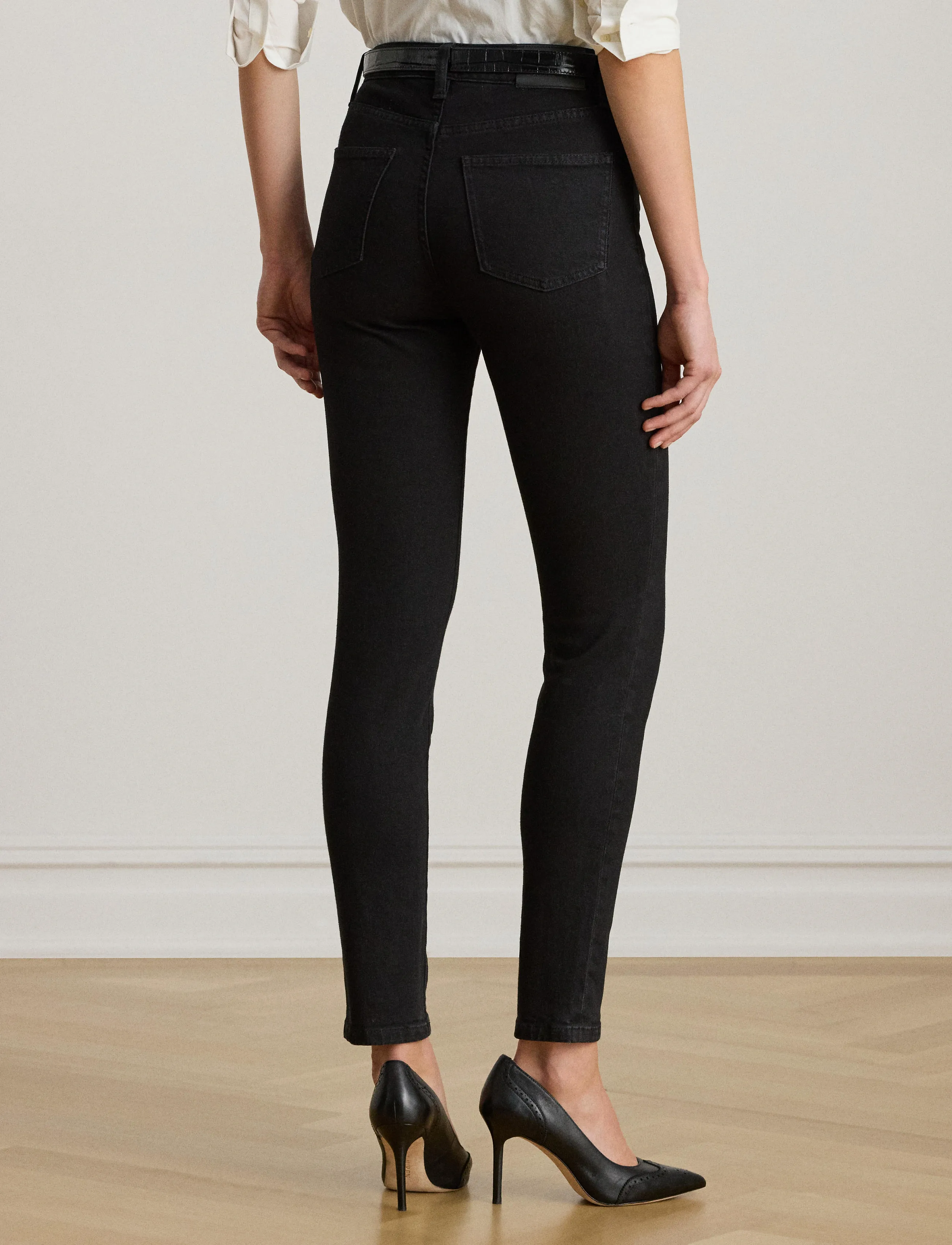 Lauren Ralph Lauren - LOW STR DENIM-JEAN - skinny jeans - black wash - 2