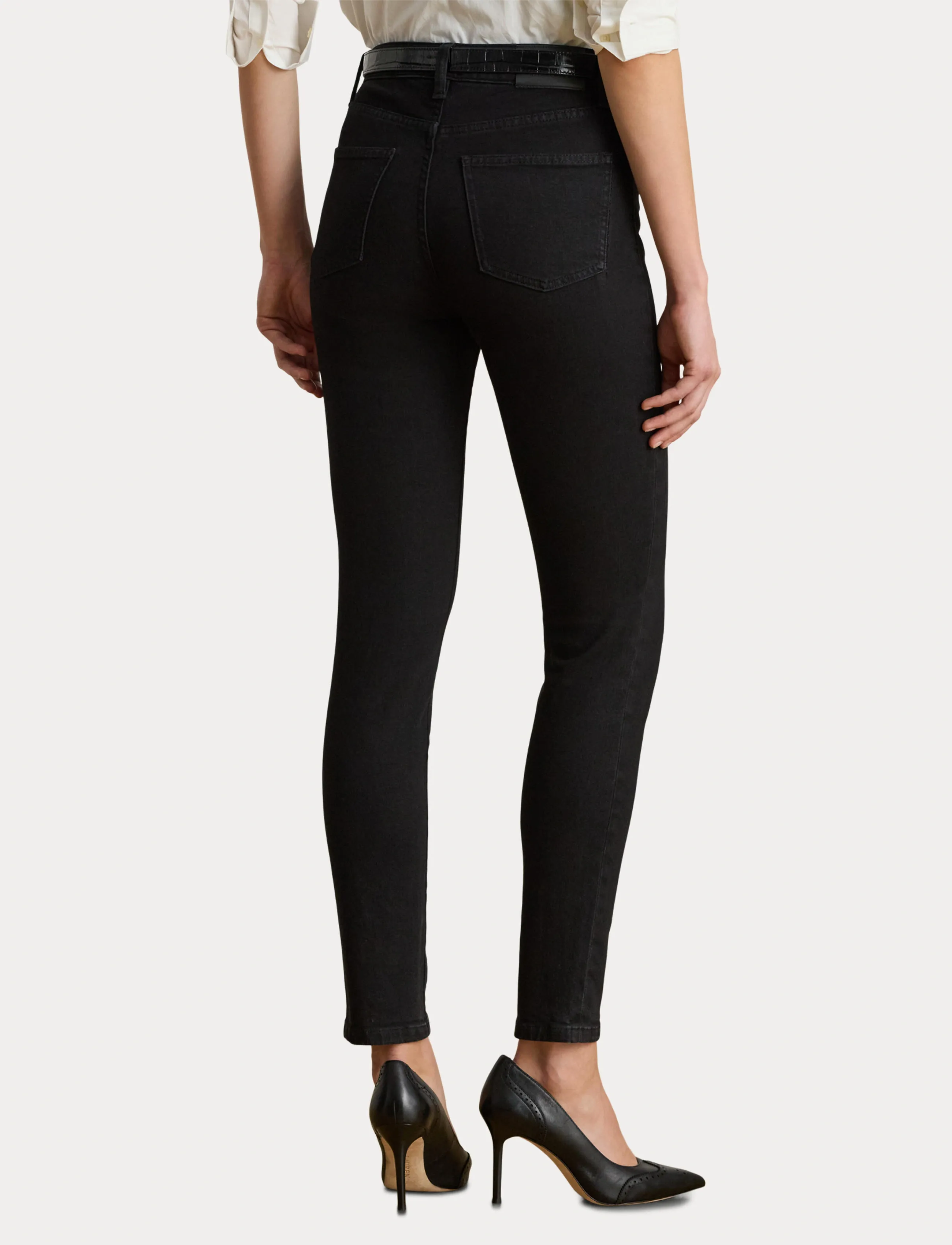 Lauren Ralph Lauren Low Str Denim-Jean skinny jeans dam – bild 6