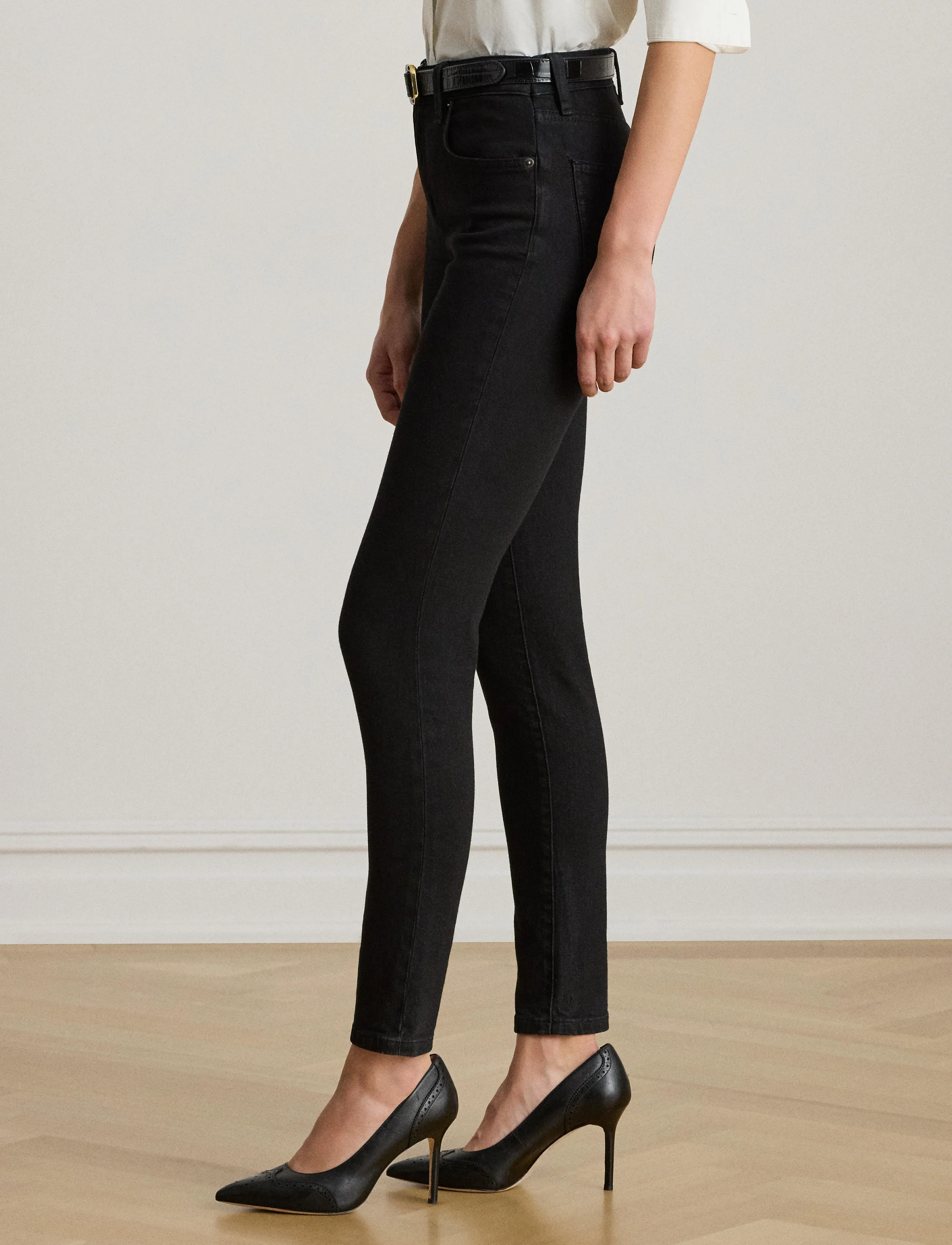 Lauren Ralph Lauren Low Str Denim-Jean skinny jeans dam – bild 8