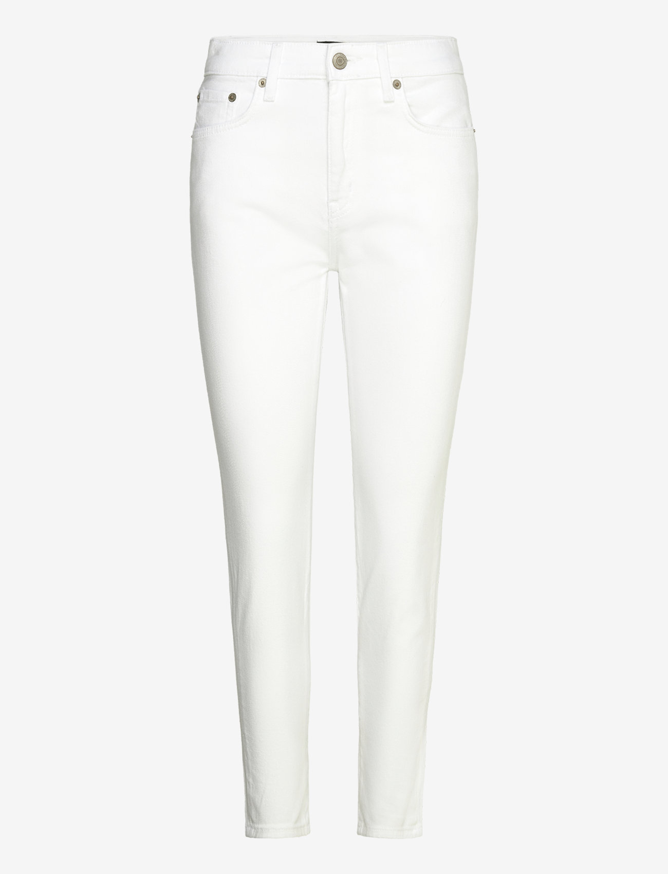 Lauren Ralph Lauren - High-Rise Skinny Ankle Jean - siaurėjantys džinsai - white wsh - 1
