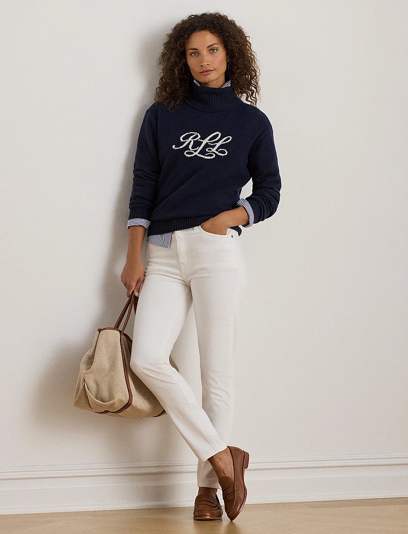 Lauren Ralph Lauren - High-Rise Skinny Ankle Jean - siaurėjantys džinsai - white wsh - 3