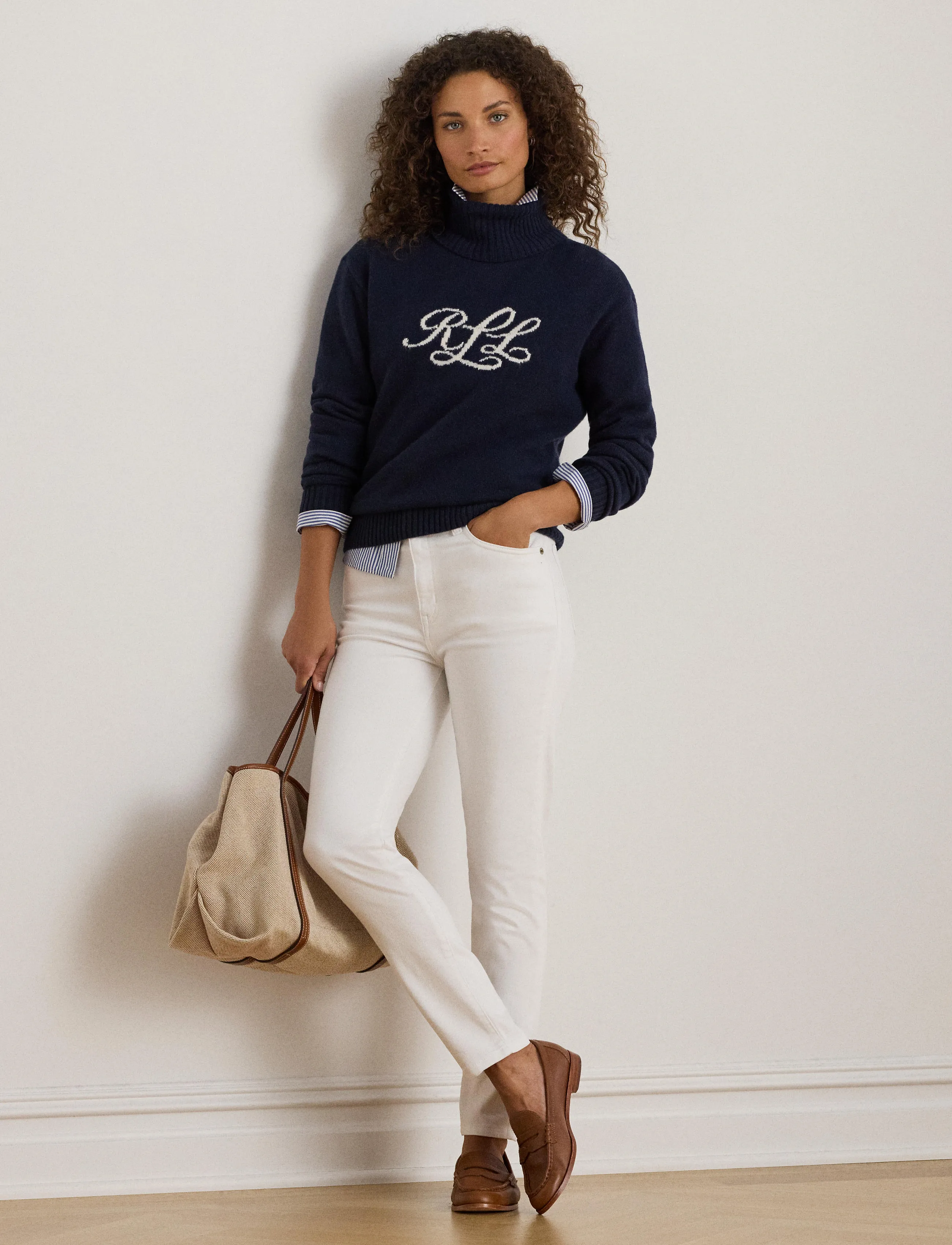 Lauren Ralph Lauren - High-Rise Skinny Ankle Jean - skinny jeans - white wsh - 3