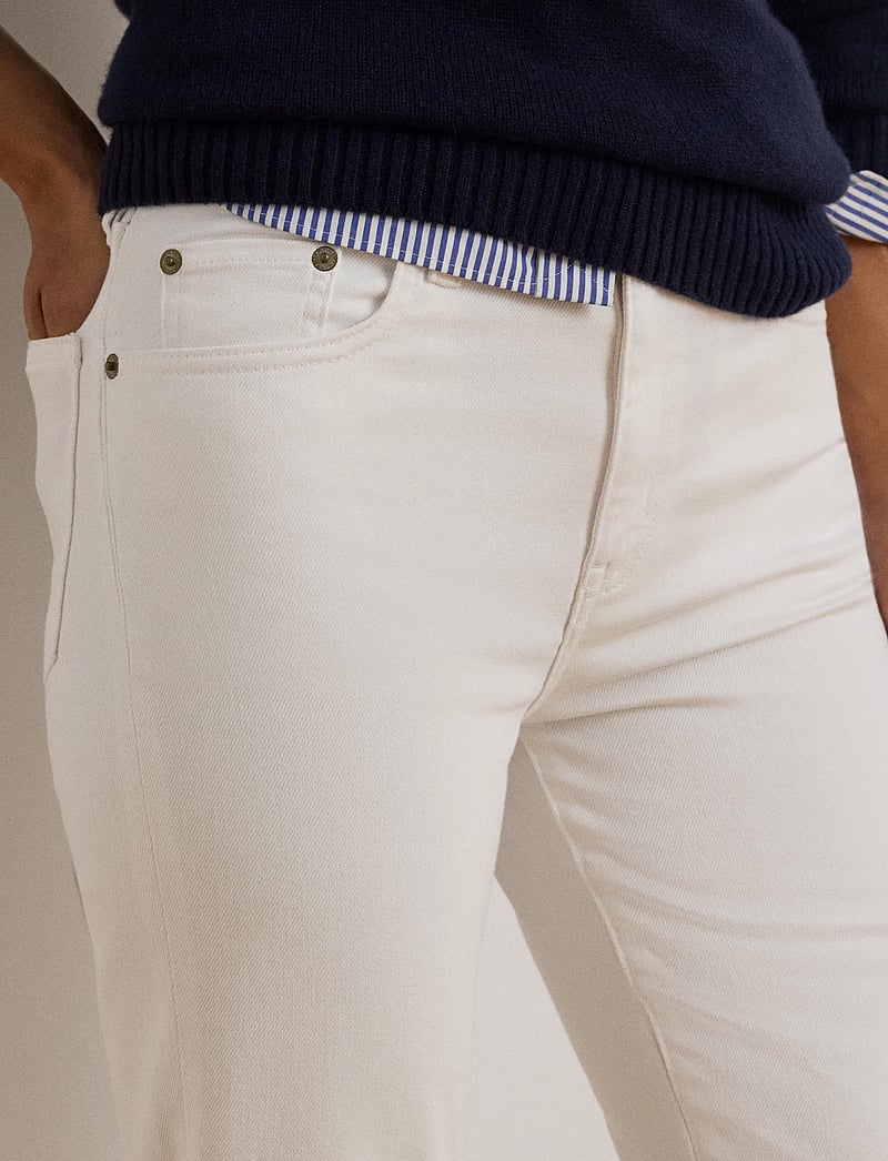 Lauren Ralph Lauren - High-Rise Skinny Ankle Jean - siaurėjantys džinsai - white wsh - 4