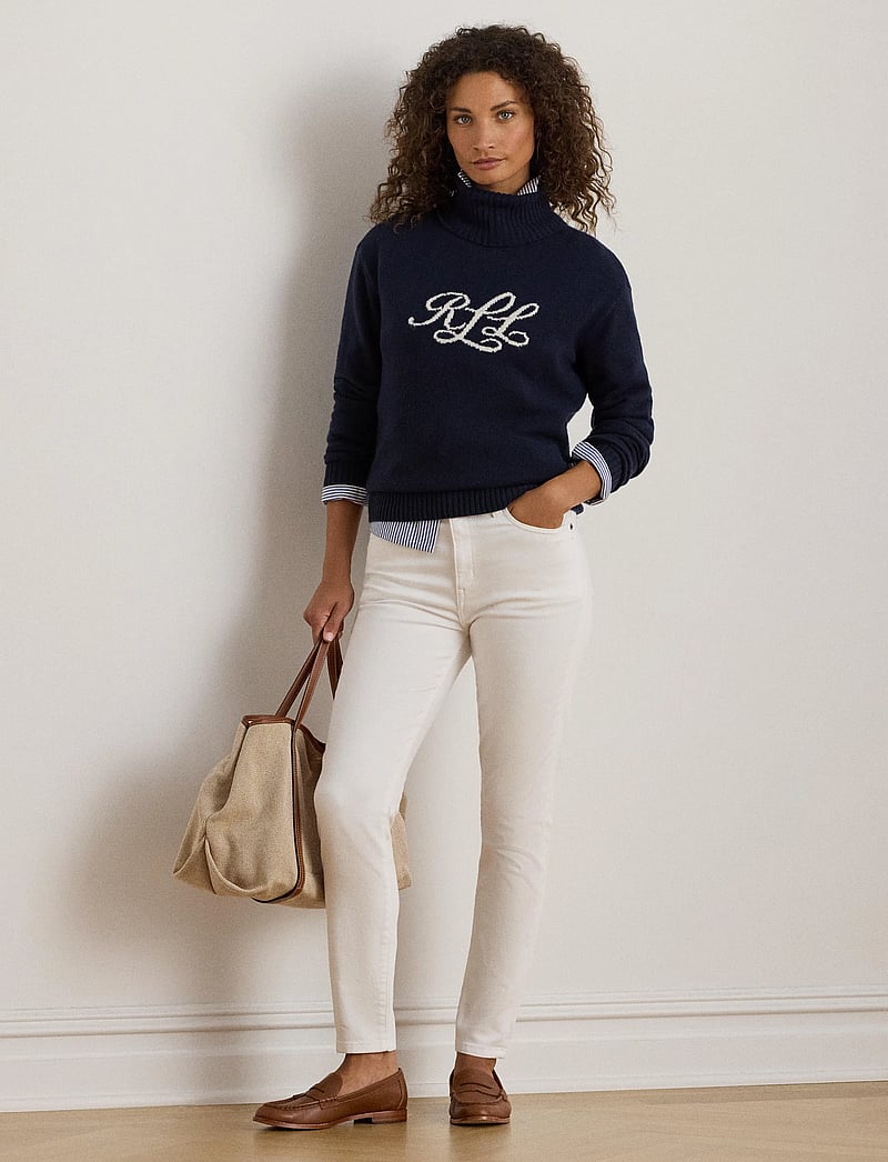Lauren Ralph Lauren - High-Rise Skinny Ankle Jean - siaurėjantys džinsai - white wsh - 5