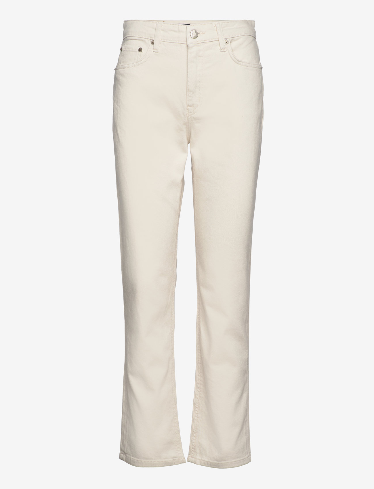 Lauren Ralph Lauren - High-Rise Straight Ankle Jean - straight jeans - cream wash - 0