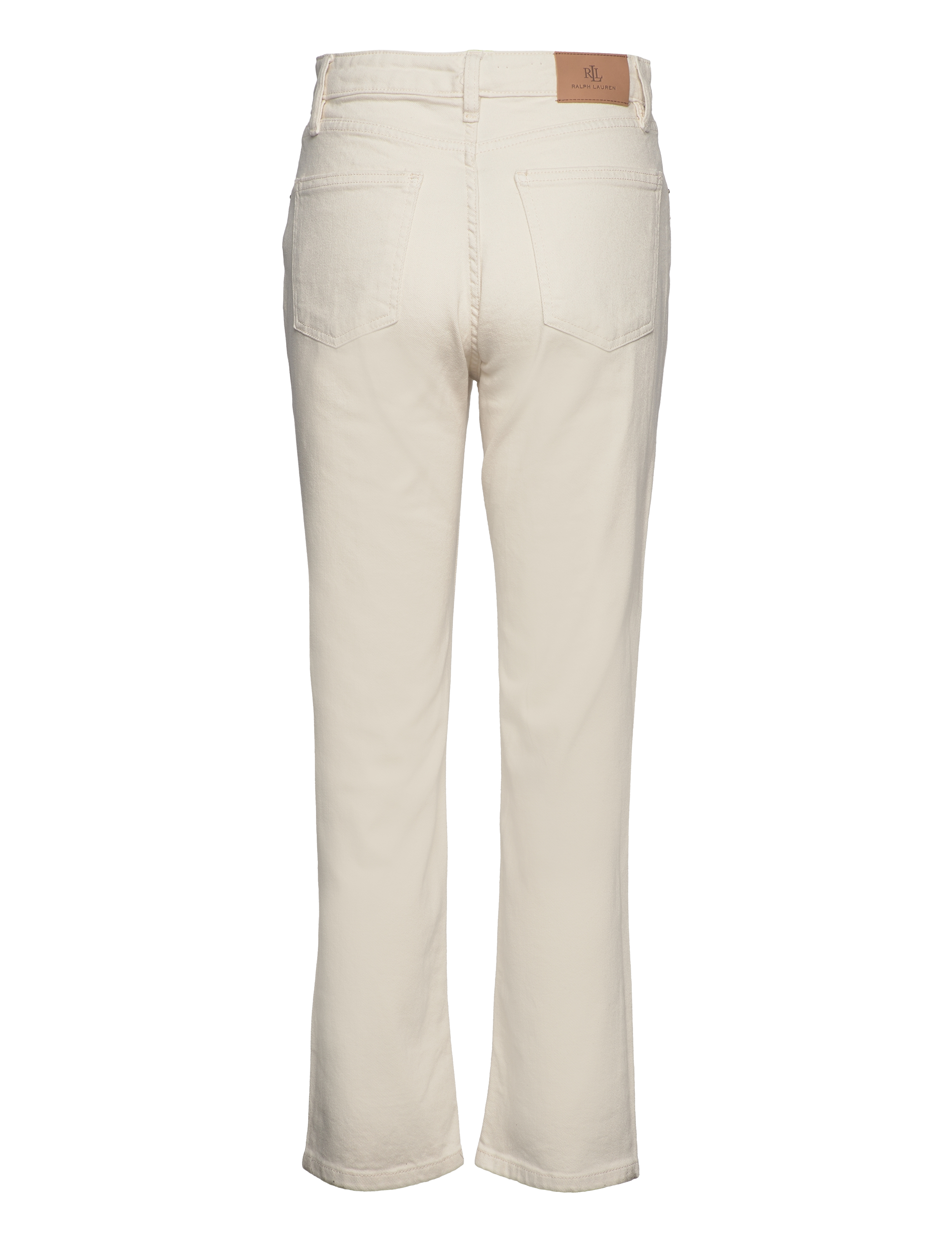Lauren Ralph Lauren - High-Rise Straight Ankle Jean - cream wash - 1